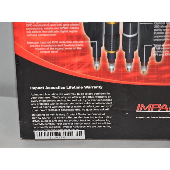 DVI-D Digital Interconnect SonicWave Impact Acoustics Cable 1.6ft, 0.5m. - Picture 5 of 8